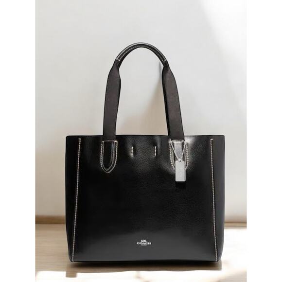 NWT Coach 58660 Pebble Leather Derby Tote Bag - Picture 1 of 7